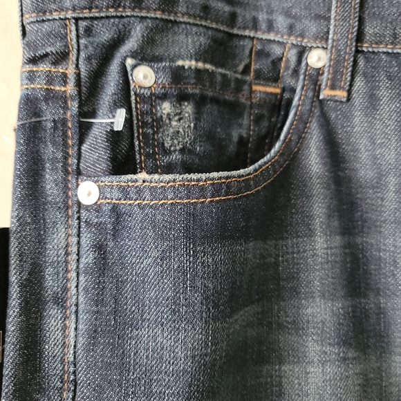 7 For All Mankind Relaxed Men's Bkue Jeans 33×34 - Picture 4 of 15